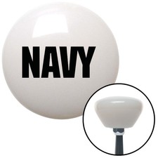 Black Navy White Retro Shift Knob W M16x1.5 Insert Shifter Auto Manual Custom