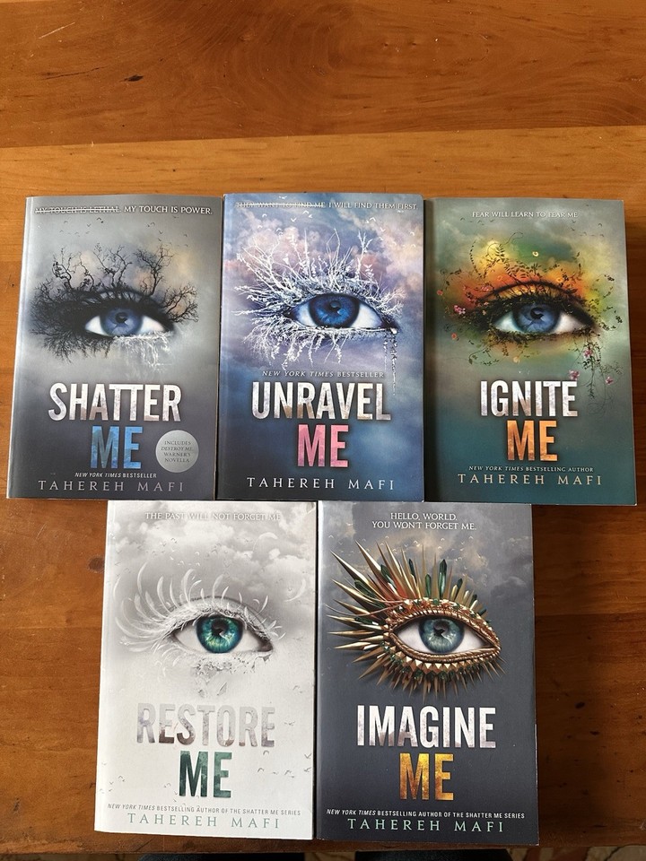 Shatter Me Series by Tahereh Mafi 5-Book Hardcover Set, Young Adult ...