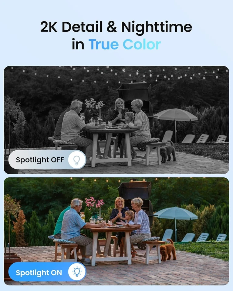 ZOSI 8CH 4K NVR 2K Wi-Fi 6 sistema de câmera de segurança Wi-Fi cartão de metal externo 64GB - Imagem 2 de 4