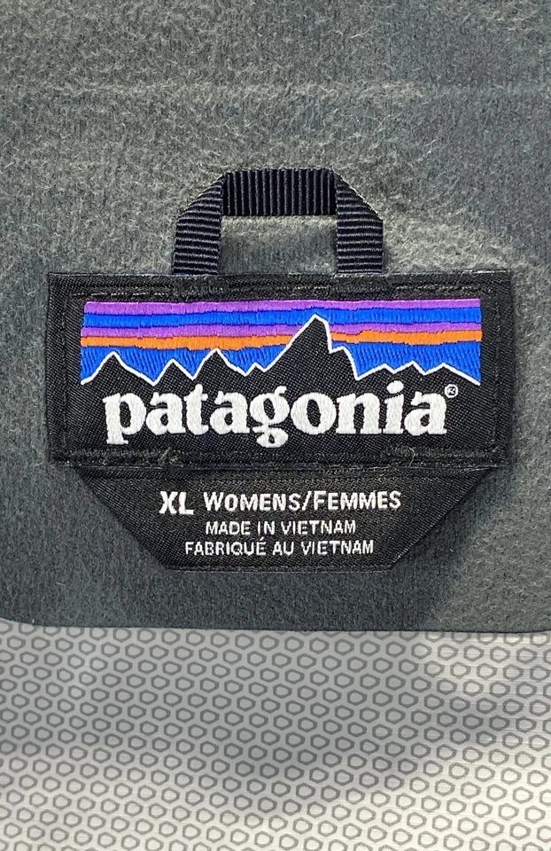 Chaqueta de lluvia Patagonia para mujer púrpura Torrentshell con capucha cremallera completa talla XL Foto 3 de 4