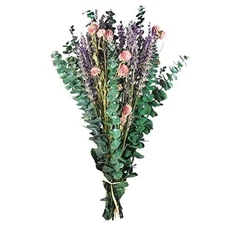 43 Pcs Dried Eucalyptus Stems & Lavender Flowers Bundle for Shower - 43pcs