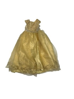 Disney store collection beauty and the beast belle princess dress size 7/8