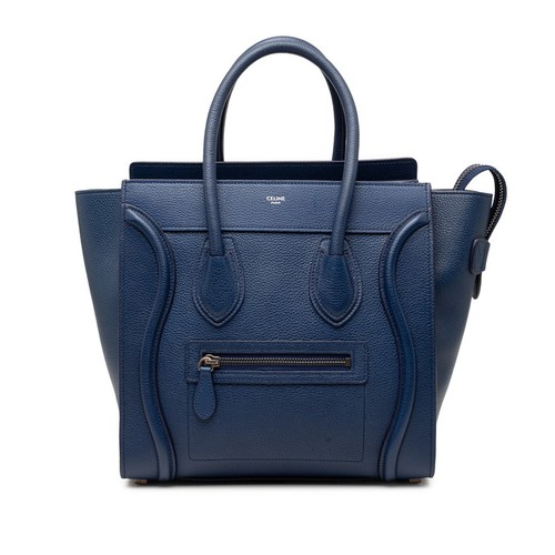 CELINE Luggage micro shopper Handbag Tote Bag Women 【Used】