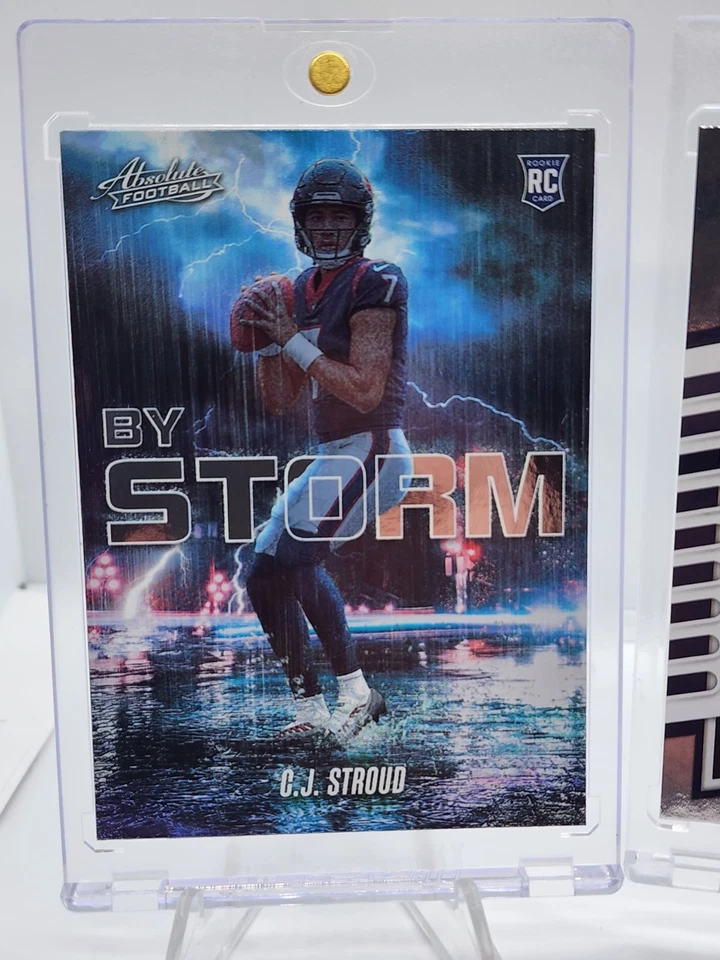 (2) 2023 Absolute C.J. Stroud Rookie Texans Lot. BST-2 By Storm, #102 Base - Image 2 of 4