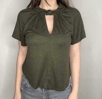 Rachel Roy T-Shirt Khaki Grün Gr. S / 36