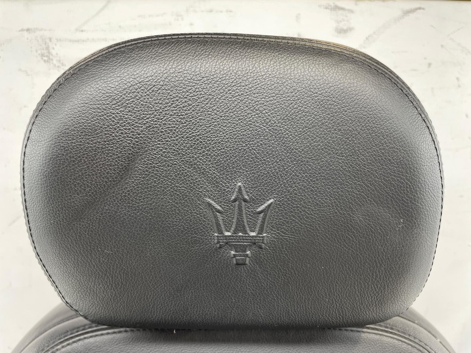 2014 Maserati Quattroporte S LH Driver Front Seat Assembly Black Leather OEM