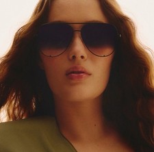 Quay Australia Sunglasses HIGH KEY Extra Large Black Fade POLARIZED Unisex New