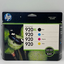 HP 920XL 920 High Yield Black Standard C/M/Y Color Ink Cartridges Exp 2013 NEW