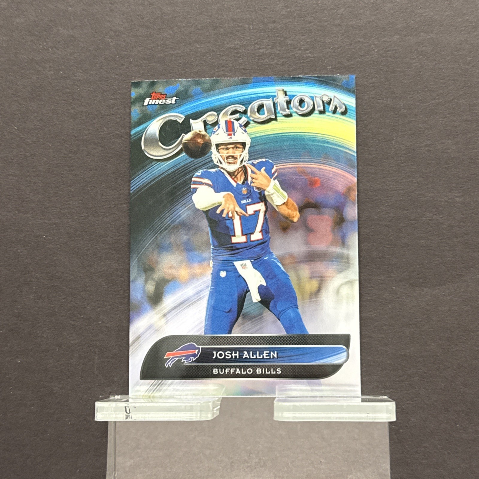 Josh Allen Creators Refractor 2025 Topps Finest CR-4 Buffalo Bills
