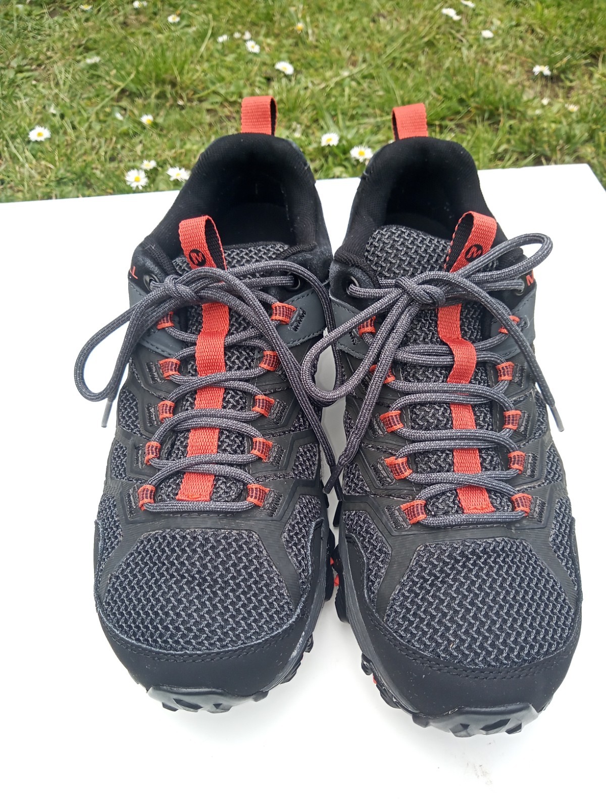 MERRELL 2 GTX scarpa da passeggio impermeabile nero granito J77443 uomo taglia UK 8 US 9 EU 42