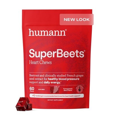 HumanN SuperBeets Heart Chews - Gesunder Blutdruck & Durchblutungsbooster