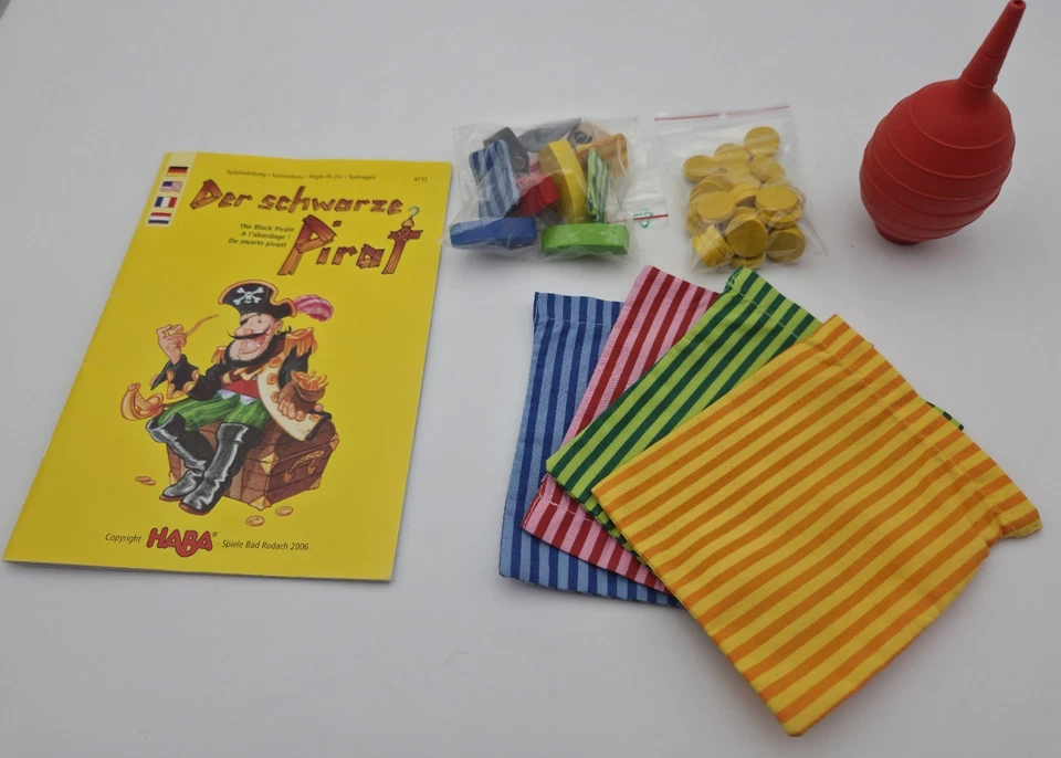 Der schwarze Pirat Haba 2006 Brettspiel Gesellschaftsspiel Kinderspiel ab 5 ✅✅ - Bild 3 von 4