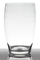 Inna-Glas Blumenvase Glas Henry, Trichter - Rund, Klar, 25Cm, Ø 15Cm