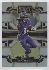 2023 Panini Select Concourse Silver Prizm Keaton Mitchell #10 0i8b