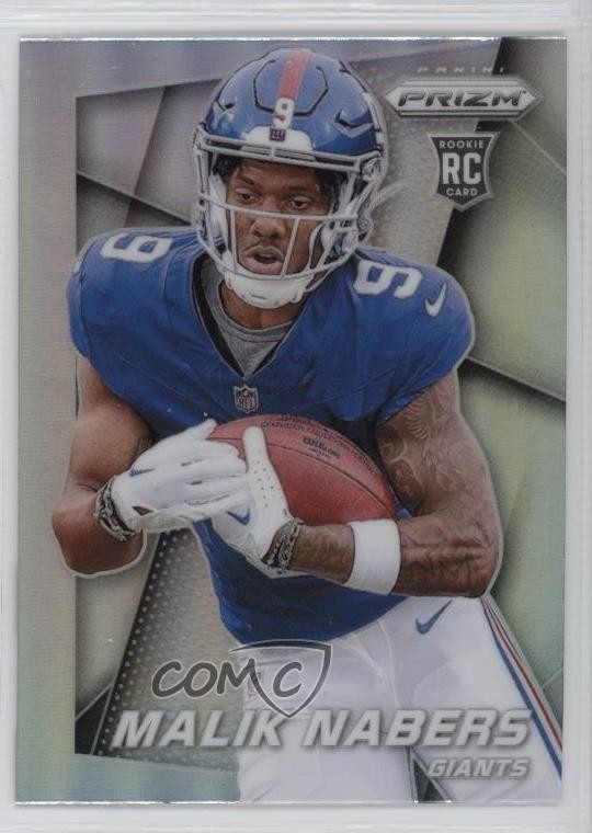 2024 Panini Prizm Prizm Flashback Rookie Silver Prizm Malik Nabers #5 RC 1ea7