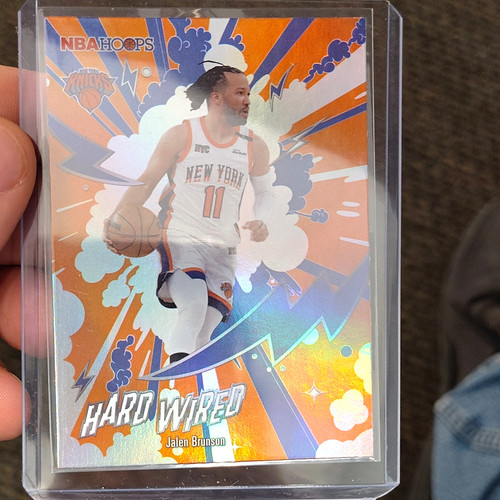 Topps 2026 NBA Hoops Hard Wired Insert Jalen Brunson Knicks HW-5