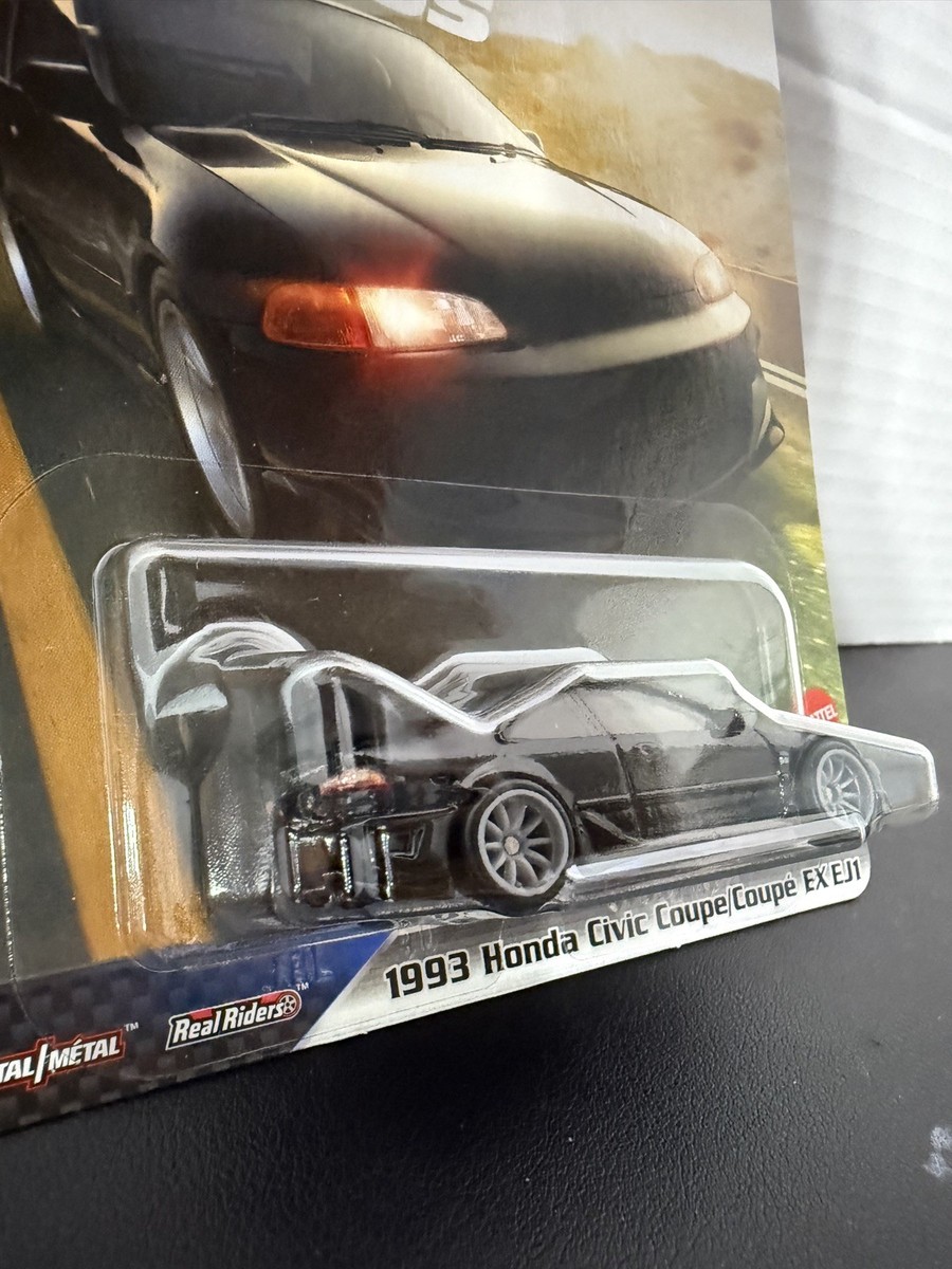 Hot Wheels 1993 Honda Civic Coupe EX EJ1 - Fast & Furious Premium