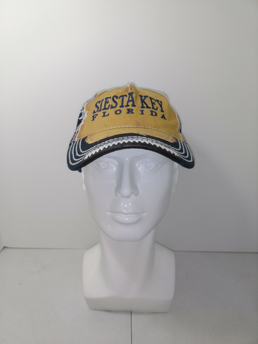 Siesta Key Florida Adjustable Hat Men's Blue
