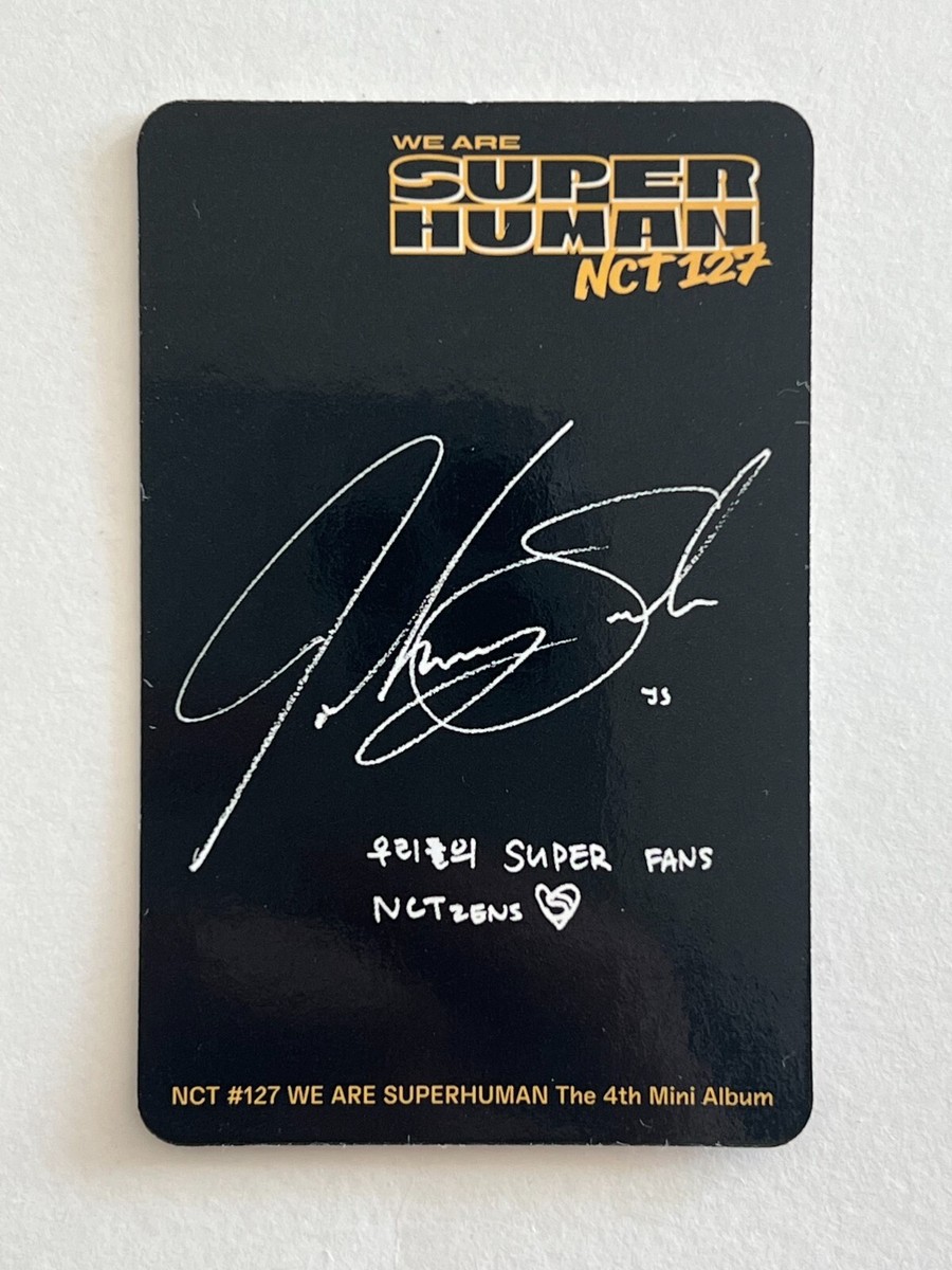 NCT127 4th Mini Album WE ARE SUPERHUMAN Official Photocard | eBay