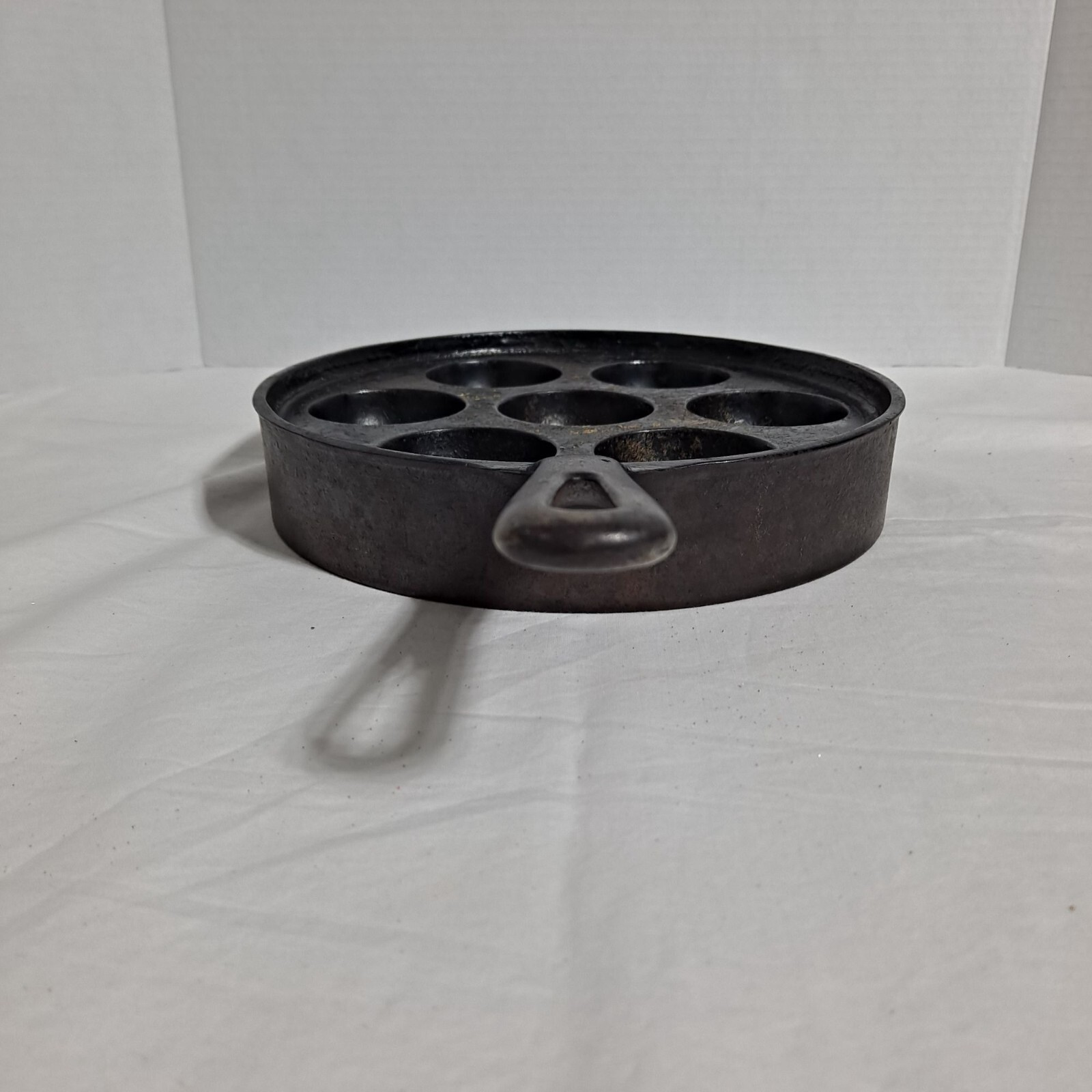 Vintage Griswold Skillet 962 Egg Poacher Cast Iron Aebleskiver Skillet