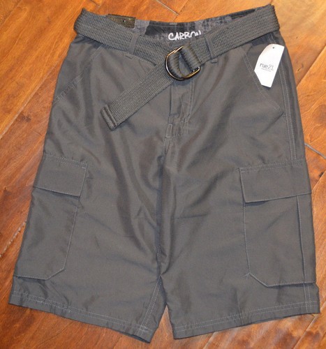 Cargo Board Shorts With Belt Sizes 