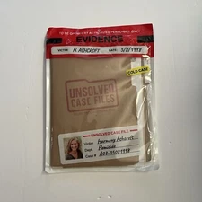 NWT Unsolved Case Files H. Ashcroft 5/8/1998 Murder Mystery Game Detective Crime