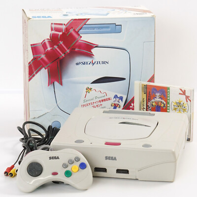 Sega Saturn WHITE Nights Console Boxed Tested System HST-3220 NTSCJ 065062369