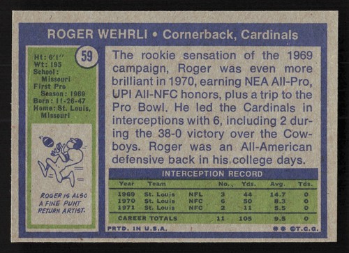 1972 Topps Football 1-132 See Scans SET BREAK Most are EX/NM/MT Pack Fresh! - Picture 161 of 357