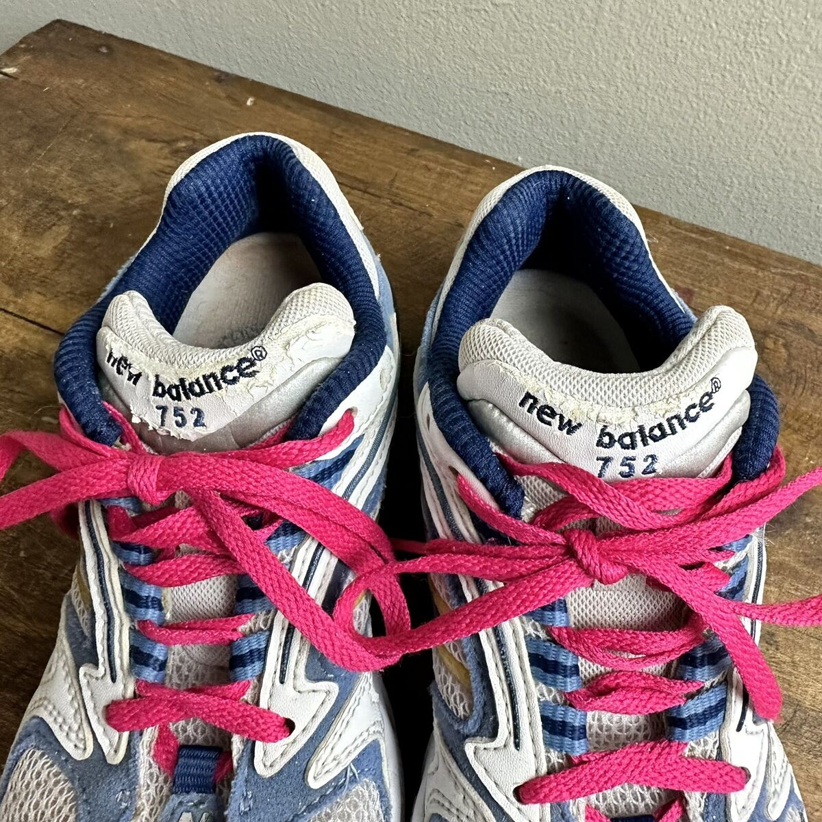 New Balance Womens 752 W752WB White Running Shoes Sneakers New Balance Womens 752 W752WB White Running Shoes Sneakers