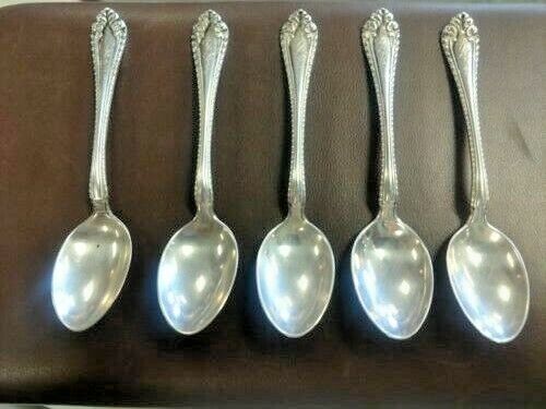 Vintage Sterling Silver Alvin Melrose Demitasse Spoon 1910 w/ Mono