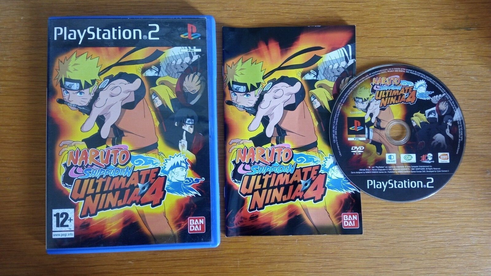 Jeu PS2 Naruto shippuden ultimate ninja 4 - Complet FR PAL TBE