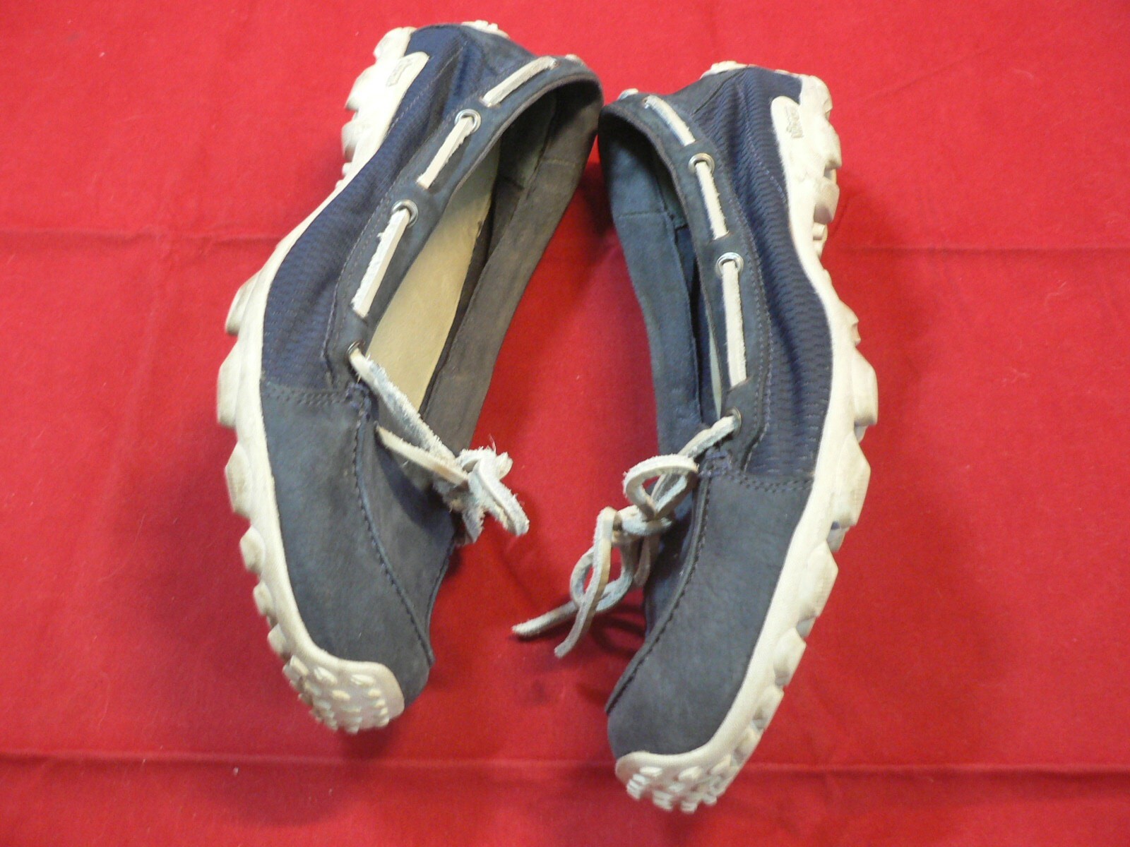 SAOLA *MOCASSINI MERRELL J76472 MARINA BOAT DONNA TAGLIA 8 5 NAVY BORDO BIANCO SUOLA VIBRAM