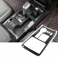 Inner Gear Shift Panel Decor Cover Trim Bezels for 4Runner 2010+ Carbon Fiber