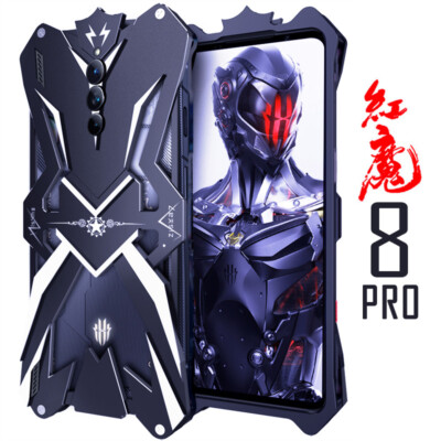 Shockproof Metal Armor Case Nubia Red Magic 8 Pro Aluminum Cases Cover Bumper