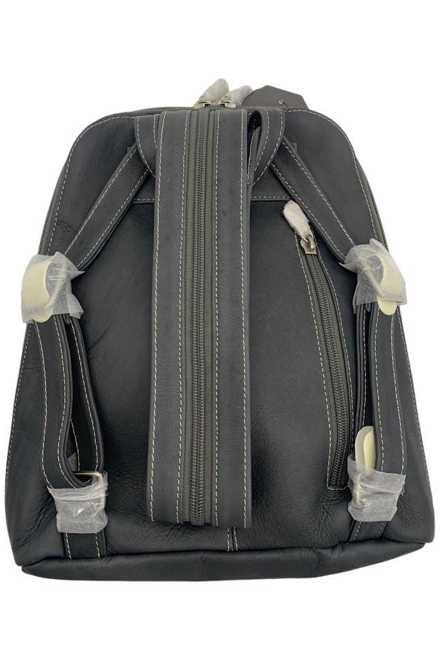Le Donne Leather U-Zip Sling Backpack Gray | eBay display picture 1