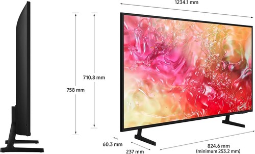 Samsung Smart TV 55 inch 2024 DU7100 4K Crystal UHD Apps Alexa Netflix G rated - Picture 18 of 24