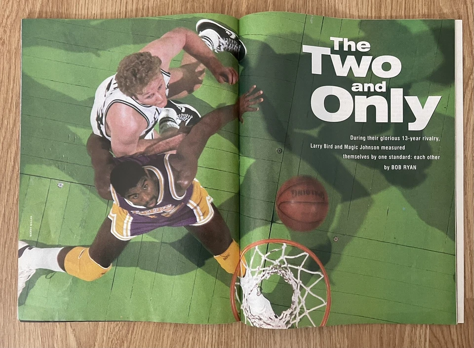 MAGIC JOHNSON & LARRY BIRD SIGNED  ICONIC SPORTS ILLUSTRATED DEC. 14, 1992🔥PSA - Image 4 of 4
