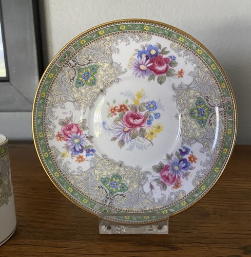 Vintage Shelley England "Georgian" Teetasse und Untertasse hübsche Blumen - Bild 5 von 6