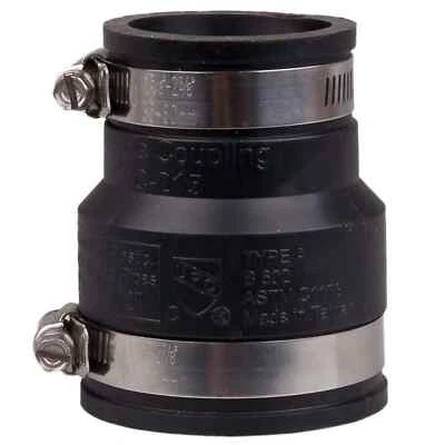 SIBO Manicotto Riduttore Flessibile 2"x11/2" / 63x50 mm - Manicotto in Gomma Manicotto Flex Fitting