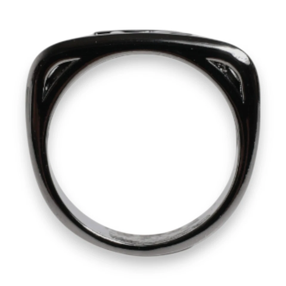 Anillo DOLCE & GABBANA Tono Plata Latón Anello DG Logo Hombres US10 / EU62 RRP 380usd Foto 3 de 4