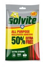 Solvite All Purpose Wallpaper Adhesive /Paste Extra Strong Hangs up to 4.5 rolls