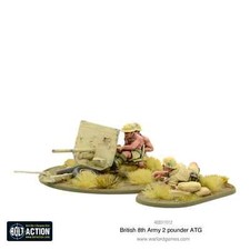 Warlord Games Bolt Action BRITISH 8TH ARNY 2 POUND ANTI-TANK GUN Item 403011012