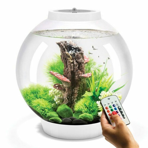 Artificial Tropical Devil Fish Ornament - Blue Aquarium Decoration For Fish Tanks