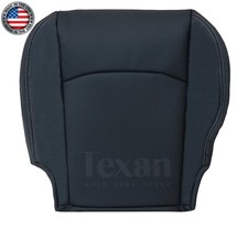 For 2011 2012 Dodge Ram Laramie 1500 Driver Bottom Leather Seat Cover Dark Gray