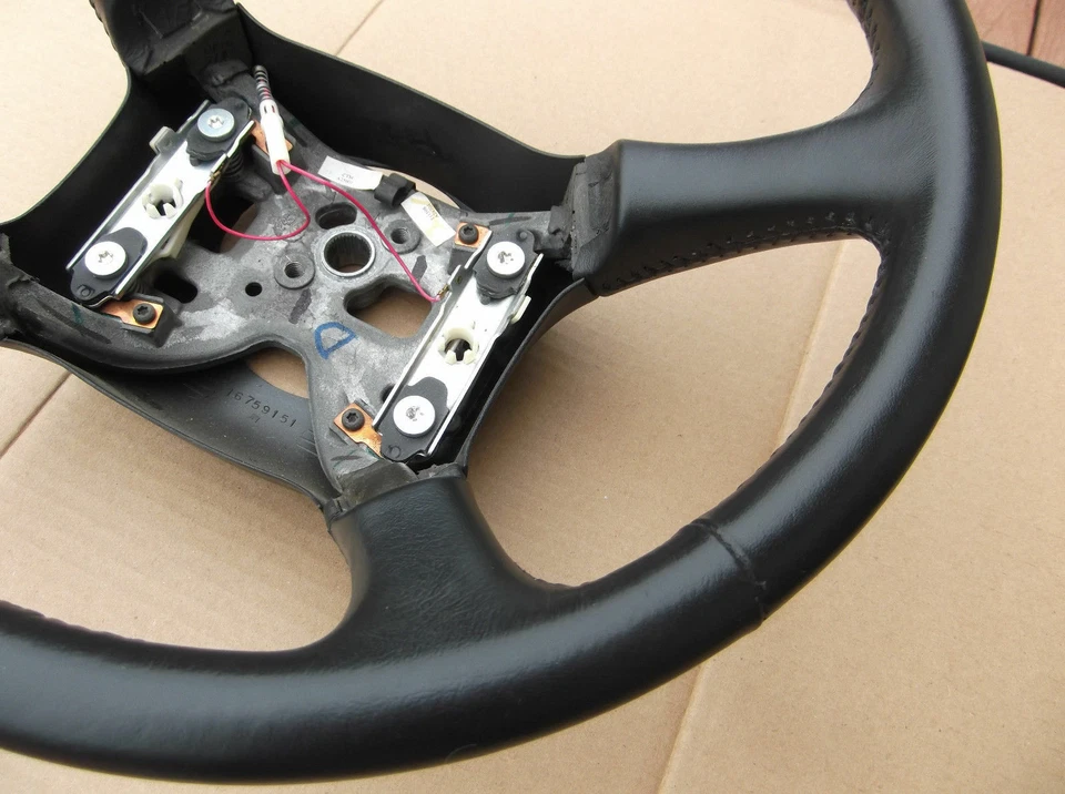 ⭐ Volante Chevrolet CHEVY Silverado GMC Sierra 1999-2002 cuero 1500 HD Foto 3 de 4