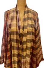 Forte_forte Fabulous 100% Silk Shear Summer Coat, Very Stylish, Perfect Style, M