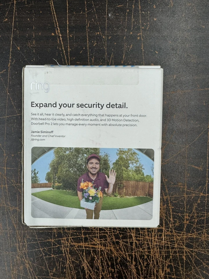 Ring Pro 2 Video Doorbell - Satin Nickel Brand New - Image 2 of 2