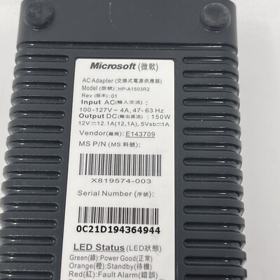 OEM Microsoft HP-A1503R2 Xbox 360 Power Supply AC Adapter 150W