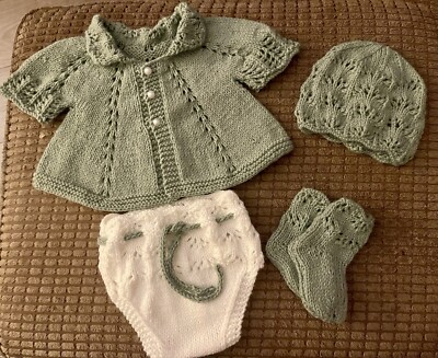 handgestrickte baby sets