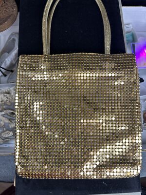 Vintage “Another Y&S Original” Gold Metal Mesh Evening Bag